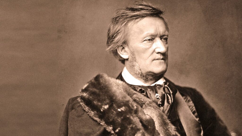 Portreya Richard Wagner, bestekarê Alman ku piştî Serhildana Dresdenê ya 1849an sirgûn bû